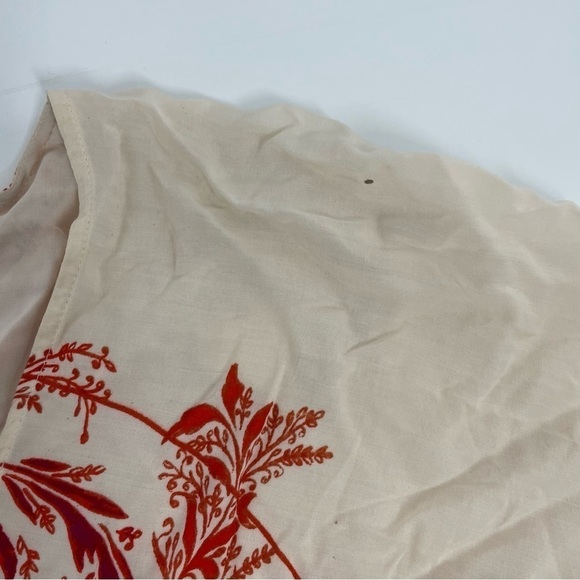 Free People Sunset Dreams Tunic Top Cream Boho Flowy Bollywood Small - Picture 7 of 12